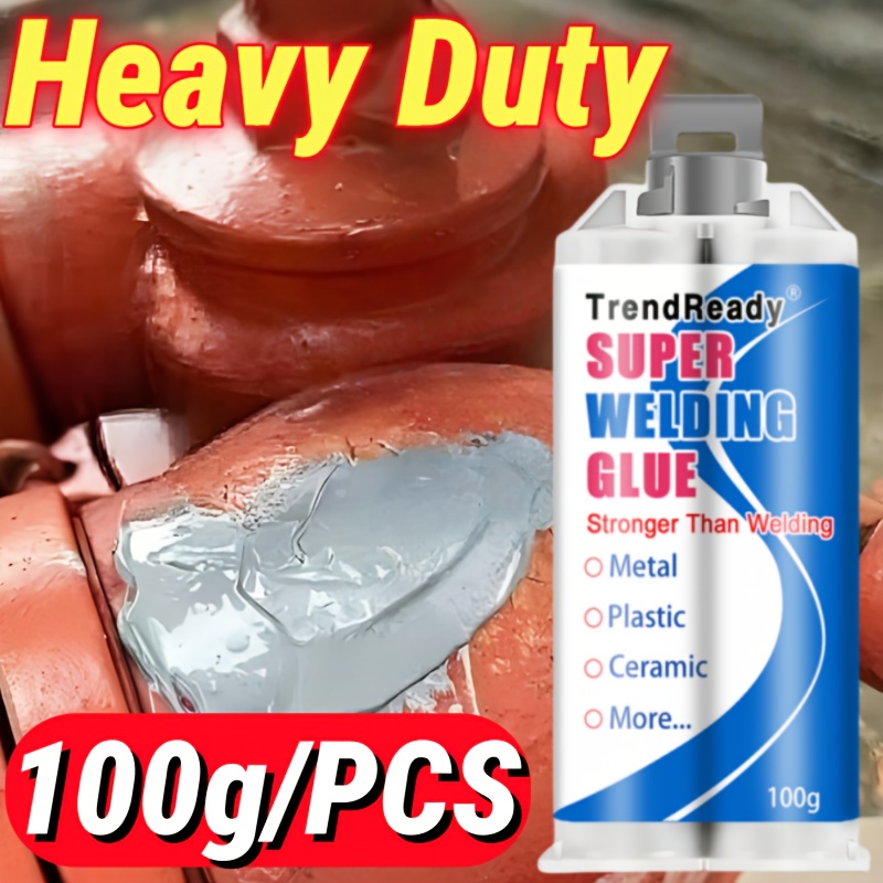 TEMU 100g Epoxy Welding Adhesive | Dual-function Casting Glue For Metal Fixes | Heavy-duty Industrial Metal Adhesive With Strength | Casting Adhesive