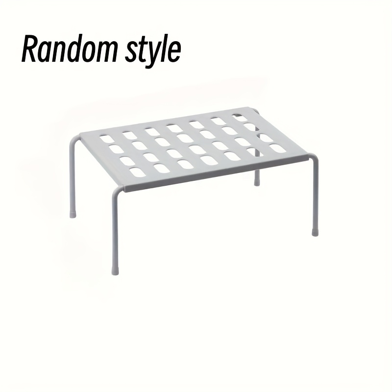 Random - Plastic Rack - No Drilling Required, Storage Rack, Suitable For Kitchen, Wardrobe, Dormitory - Ideal For Organizing Shoes, Slippers, And Additions, Shoe Storage Organizer, Practical Rack