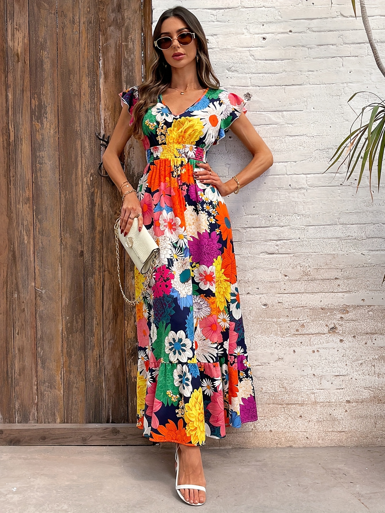 sachin and babi light blue dress Floral Maxi Dresses main image 1