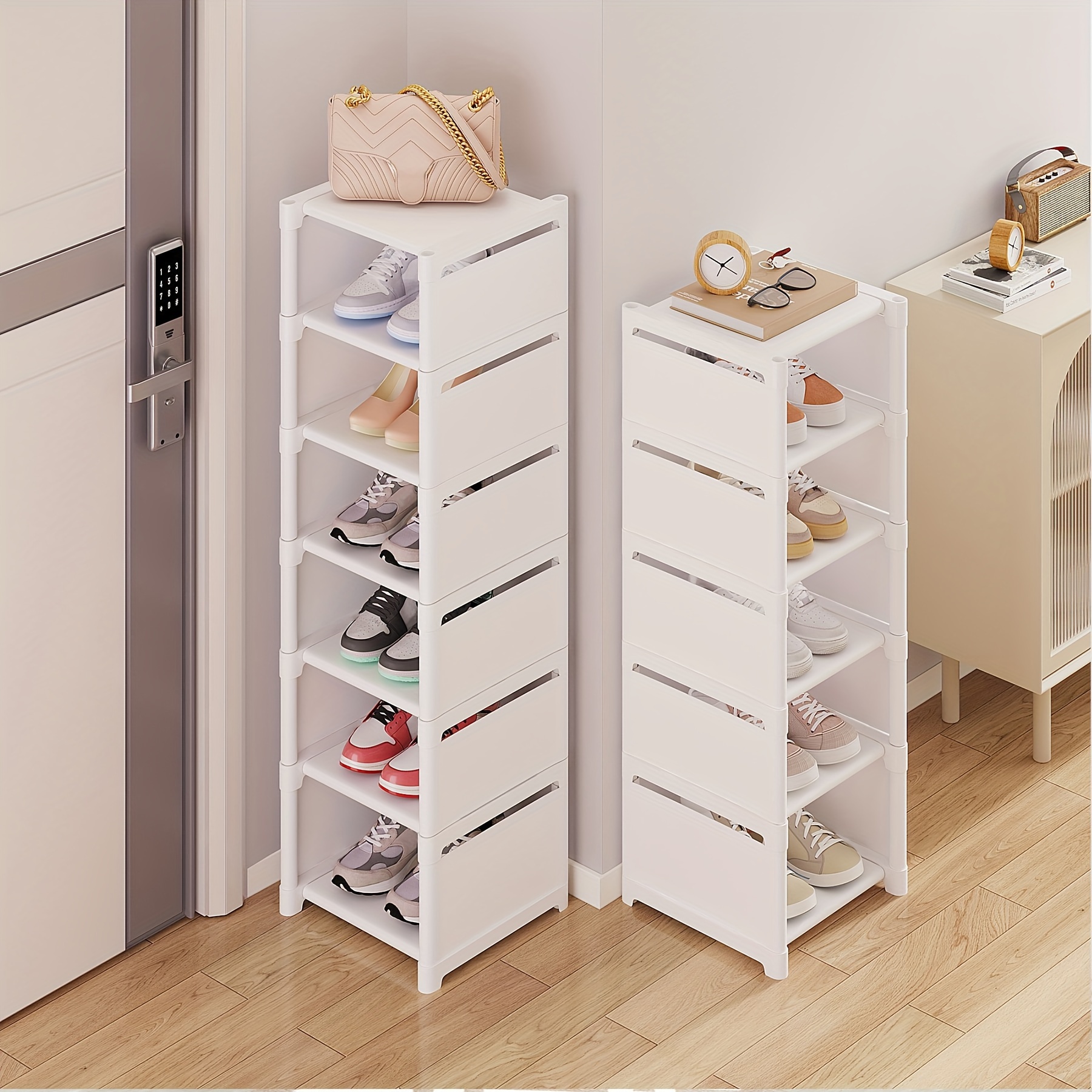 

Space-saving Multi-layer Shoe Rack - Easy Assembly, Metal Construction For Home Organization In Entryway, Bedroom, Hallway