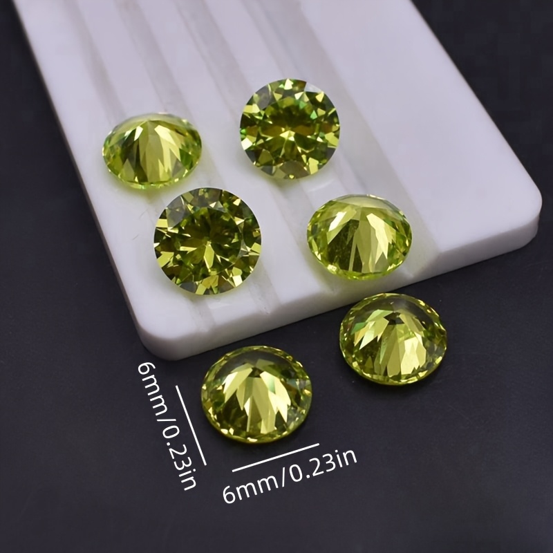 20pcs Peridot Cabochons for Pendant Necklaces