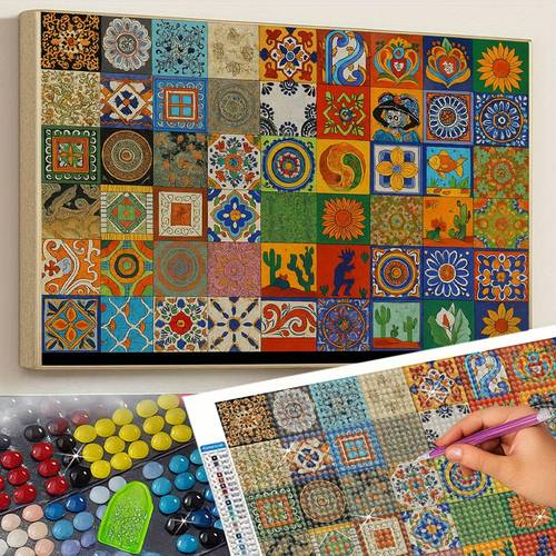 colorful mosaic painting kit for adults mosaic art ideal as birthday christmas anniversary gifts