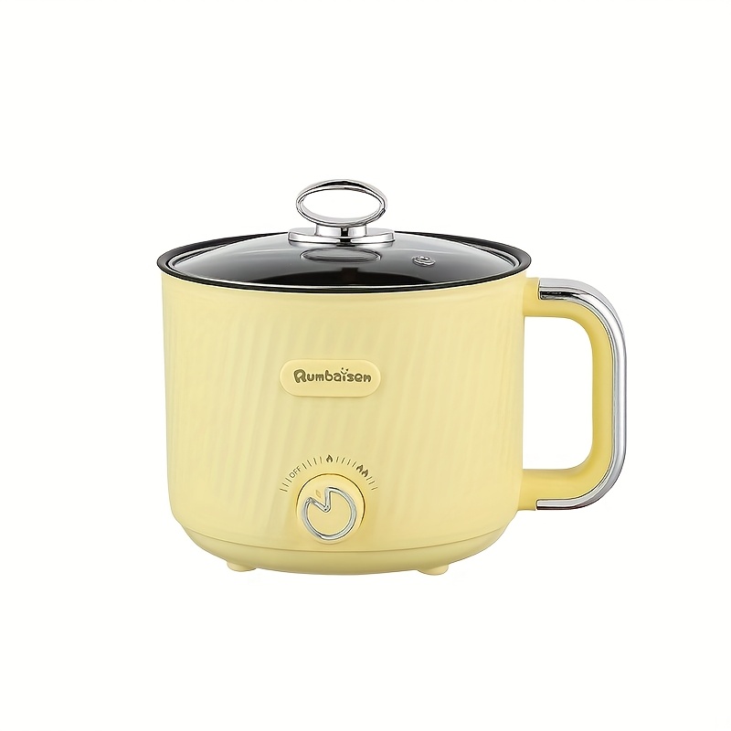eu plug multi functional electric steamer household electric hot pot for kitchen multi functional rice cooker   student pot   non stick electric frying pan rice cooking pot electric frying pan   stainless steel steaming basket