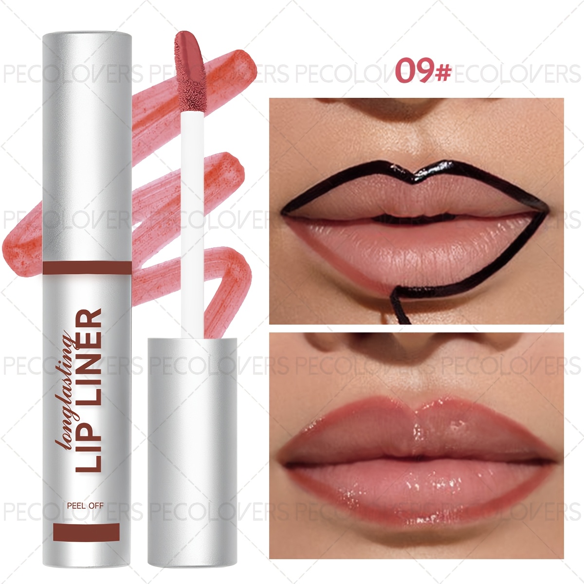 Off Lip Stain Reveal Long Lasting Waterproof Pink Lip Tint Cup Natural Lip Stain Women's Cosmetics