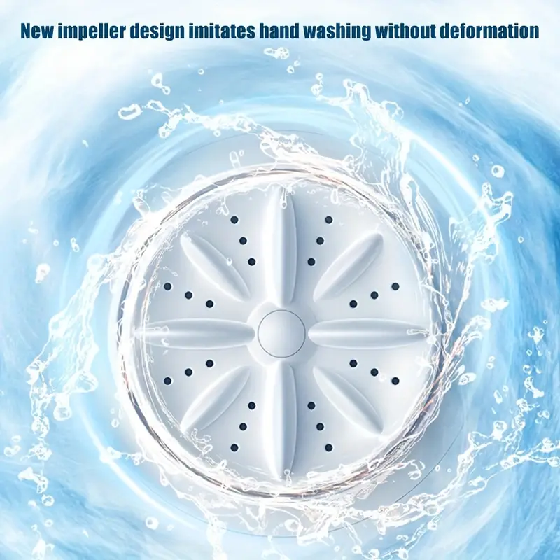 portable washing machine 1 2l fully automatic mini washer for small washing machine rechargeable for underwear bras socks travel camping laundry solution usb charging travel laundry solution compact laundry device plastic construction washing machine accessories details 3