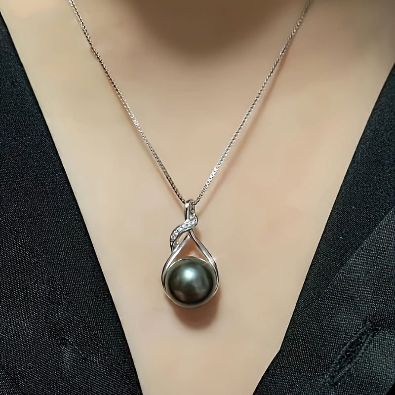 

A Gift For , A Black Pendant Necklace, Luxurious , Suitable For Wearing At Parties, , And Weddings, As A Gift For Christmas, Day, And Thanksgiving To Wives, Lovers, , And .