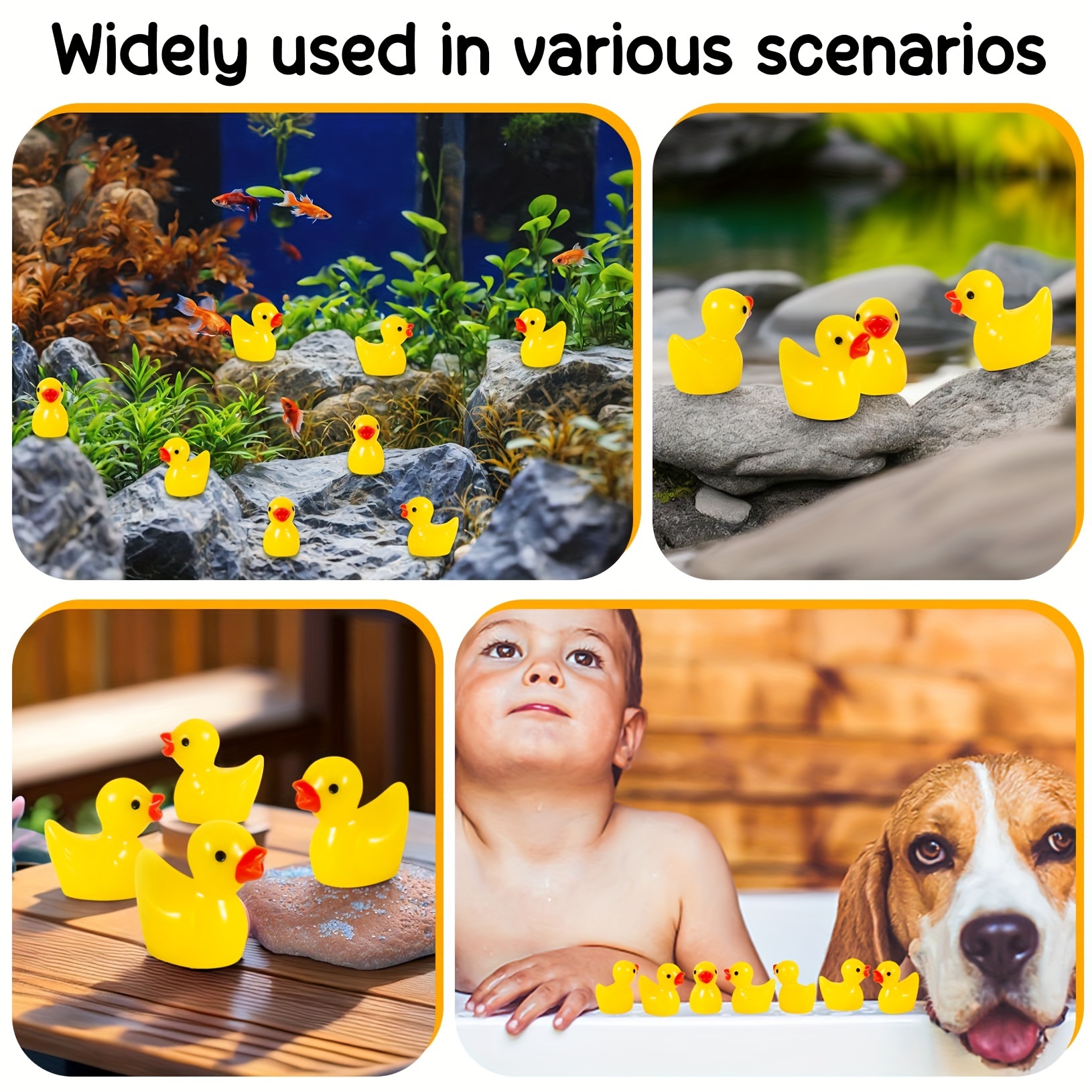 100 Stück Mini-Tierfiguren Aus Harz – Leuchten Im Dunkeln, Für Feengarten & Deko