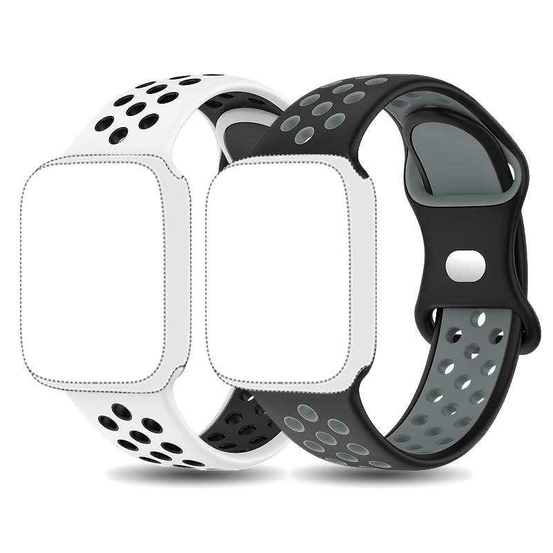 TEMU Set pezzi per cinturino sportivo Apple Watch 49mm 41mm 40mm 38mm 45mm 44mm 42mm da e da donna, per serie iWatch Ultra SE, cinturino da polso ,