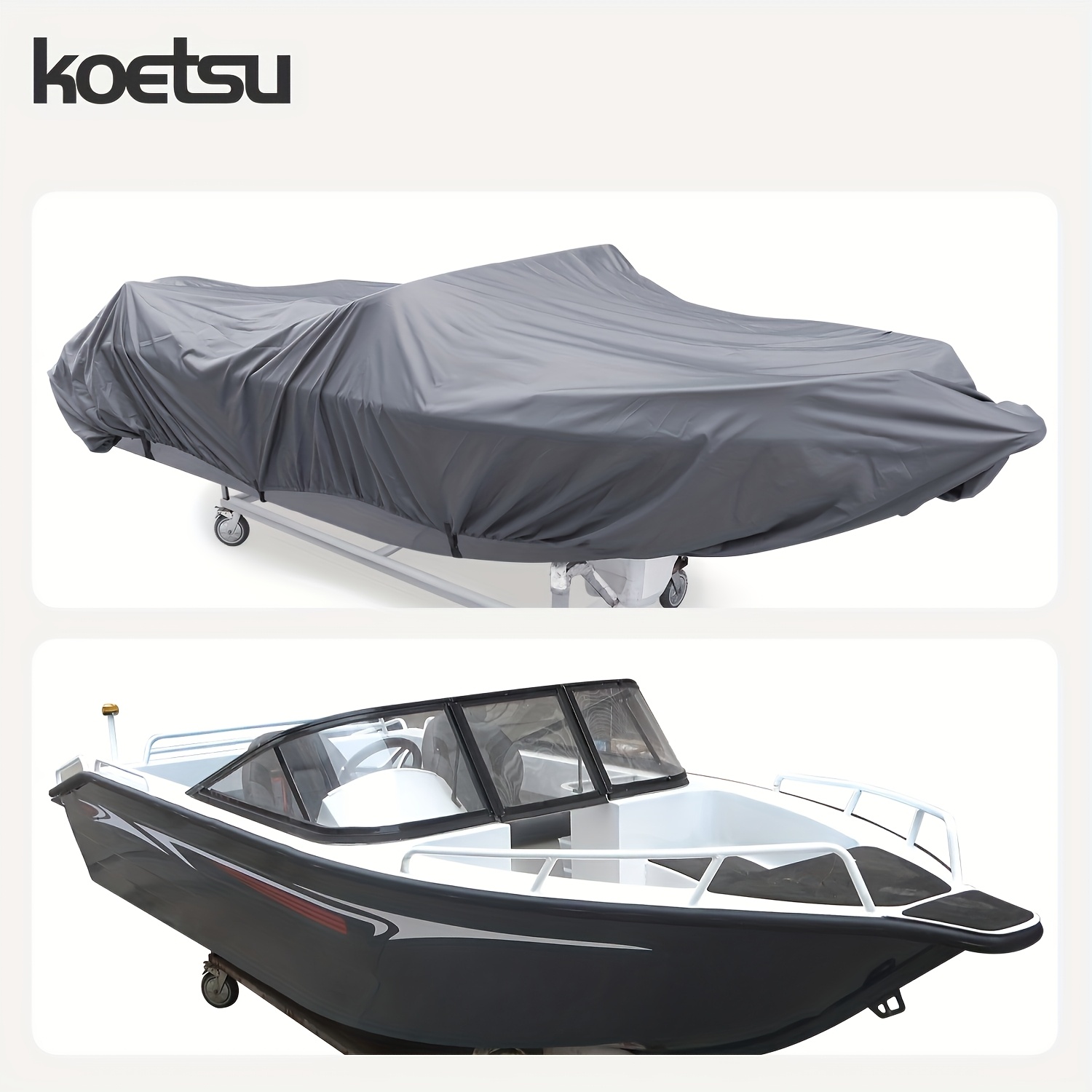 KOETSU Boat Cover in 420D Oxford Cloth