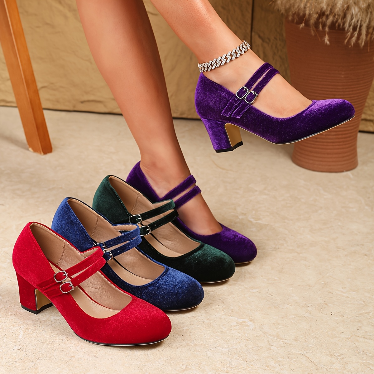 purple dress shoes women sold on Temu United States