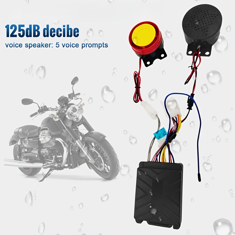 Talking alarm for motorcycle online