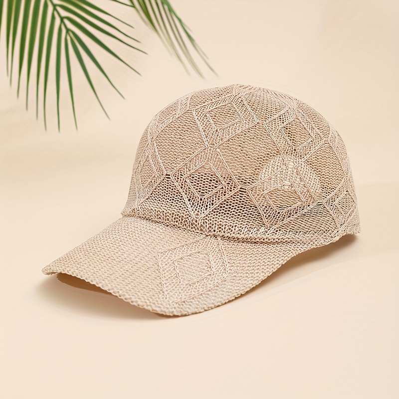 

Cap - Sun , One-size-- , Summer Hat For Ventilation And