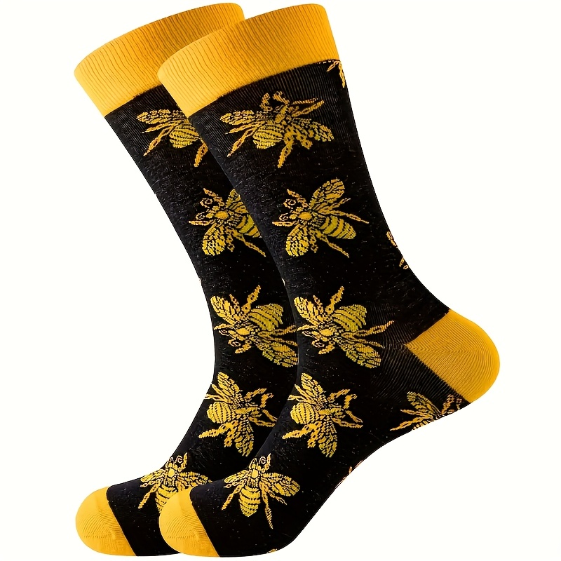 TEMU 1 Pair Of Cute Socks Comfortable Breathable Mid-tube Socks