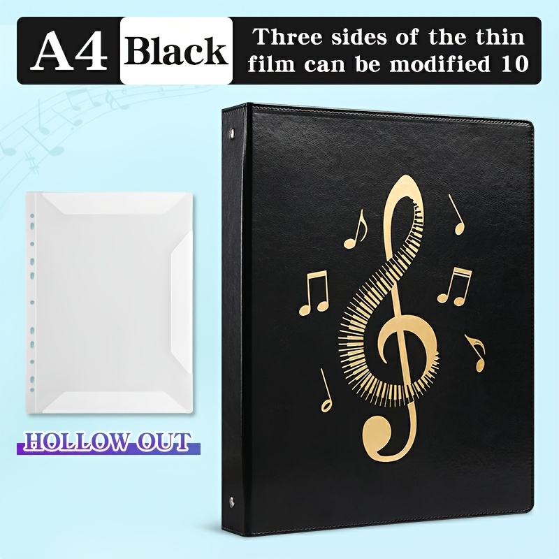 Image of (retail Of Sheet Music Holder Loose-leaf Core) A4 Large-capacity Sheet Music Holder, , Piano Score Holder
