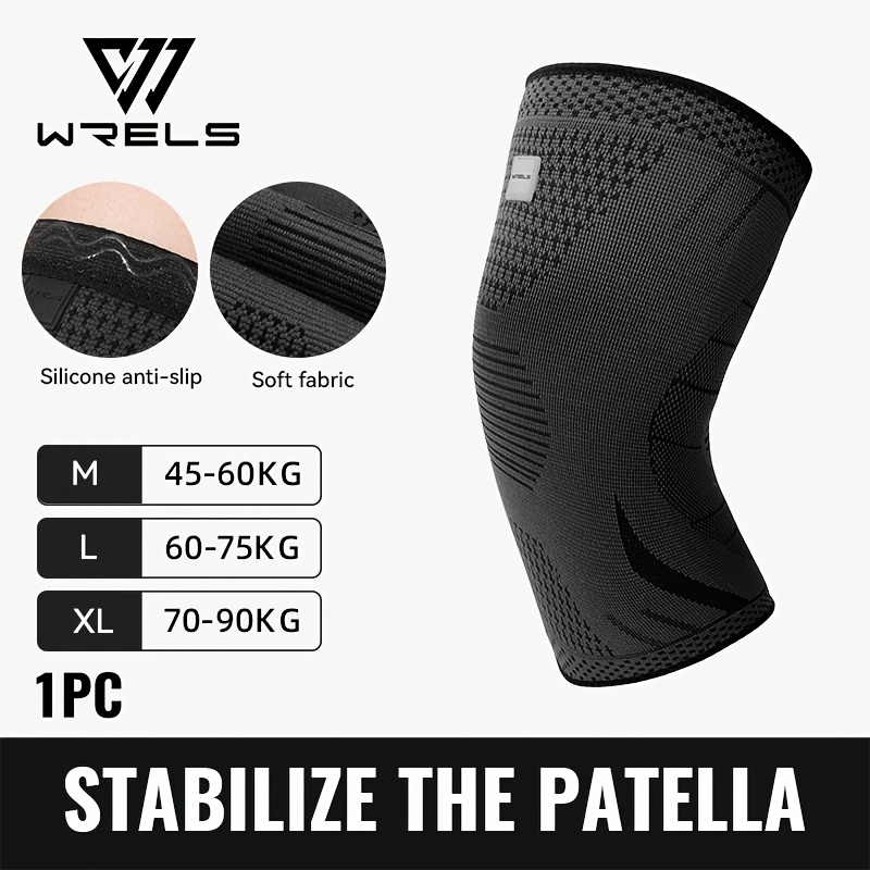 TEMU 1 pièce, Manchons de jambe de contention WRELS, Support pour genou et jambe, Course, Fitness, Divers sports de ballon, Escalade, Randonnée,