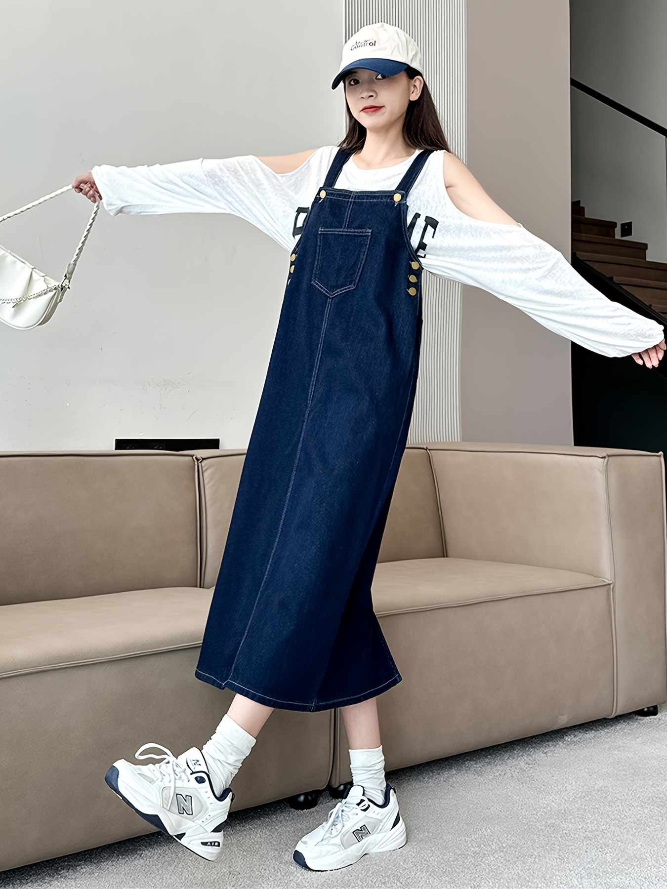 white christmas dresses Women's Brandy Strapless Cargo Denim Mini Dress in Light Denim