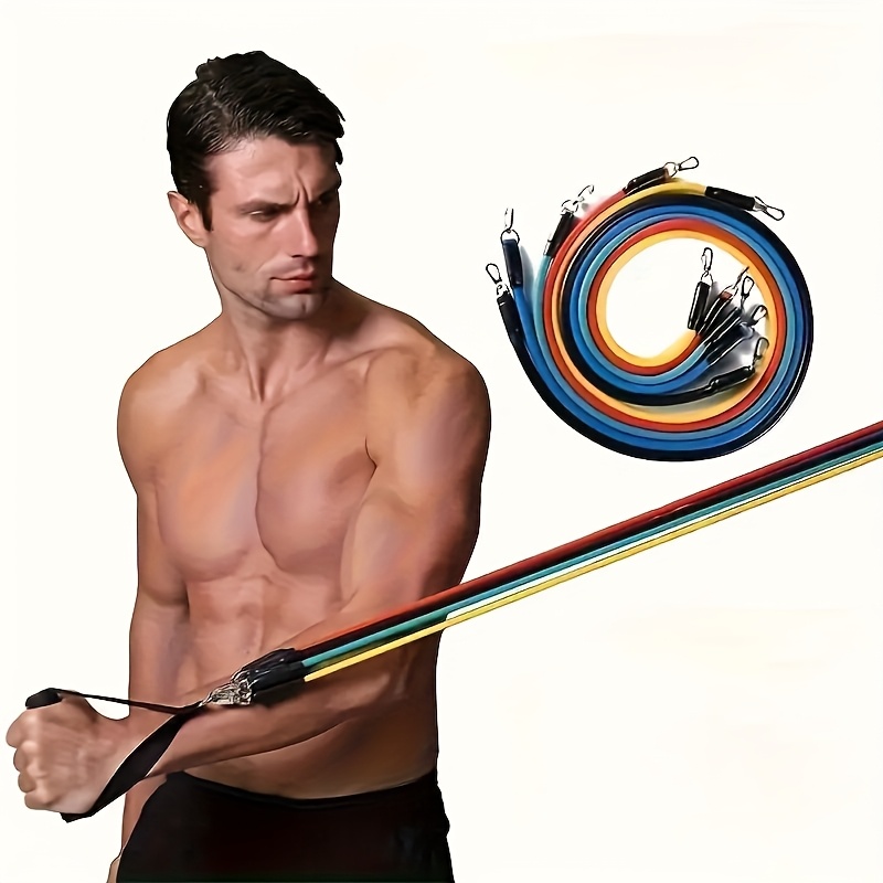 Resistance Band Set, 11pcs Multifunctional Upper Body Workout Kit - Combo Fitness Resistance Bands