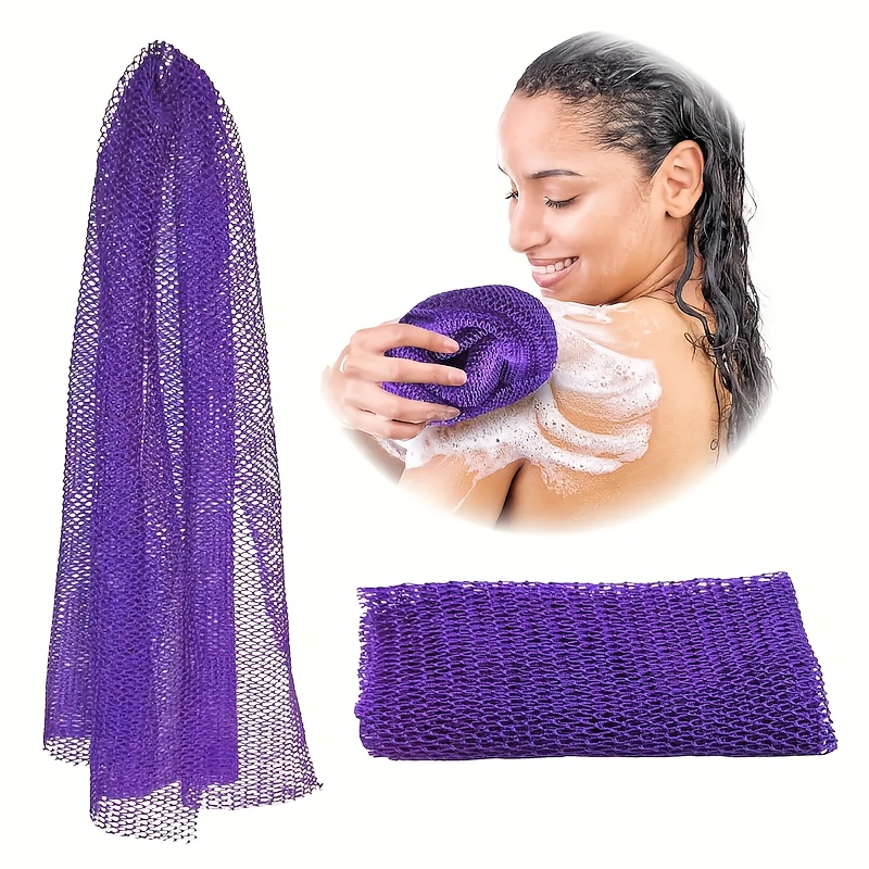 1pc african super long bath towel quick dry lightweight nylon with geometric pattern extra long reach for full body coverage contemporary bathroom essential