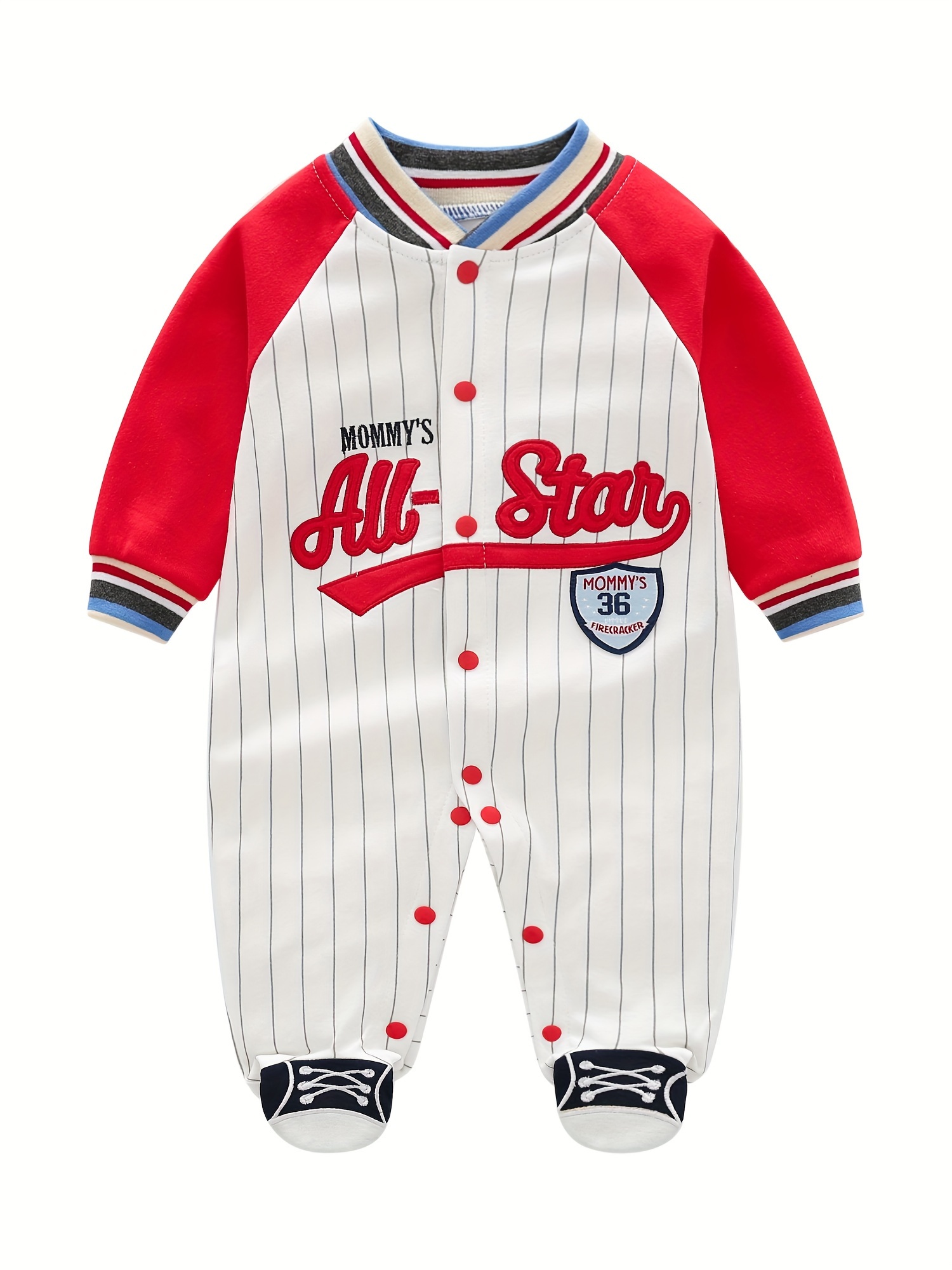 Kinderrompertje voor lente/herfst, puur katoen