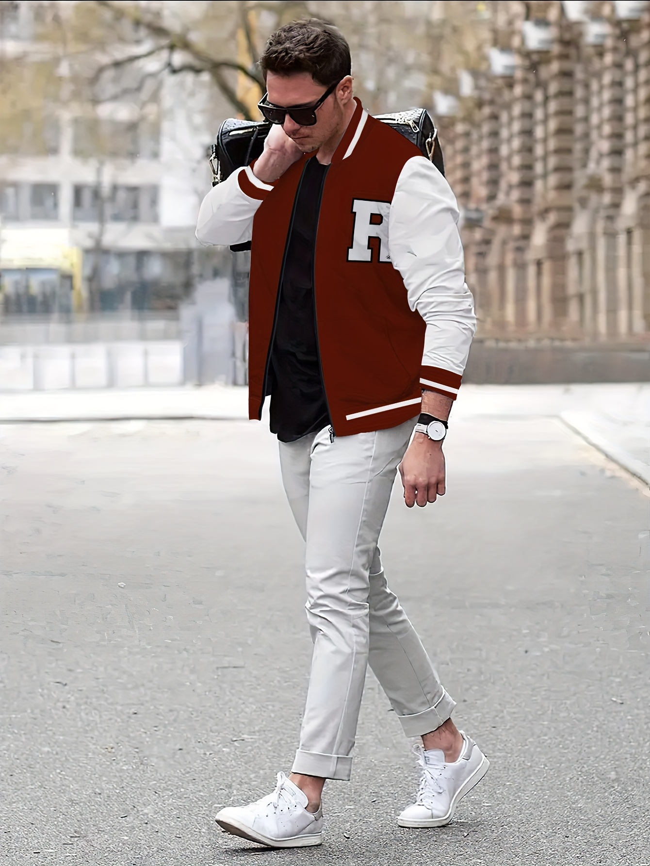 Varsity Jacket Outfit Cool Sports Jacket *'s Casual Varsity Jacket