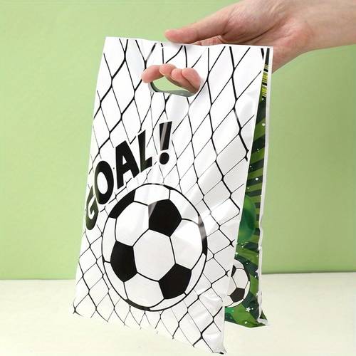 10 25 50pcs handbag football party favors gift bags little bags for birthday gifts birthday gift packaging bag happy birthday decorations