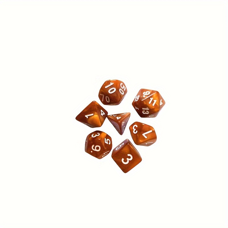 Acrylic Dice Set Rpg Role playing Tabletop Games Mtg