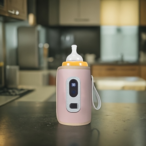 Electronic Intelligent Digital Display Insulation Device, Bottle Insulation Cover Can Keep Warm And Heat, Suitable for Various Bottles, Portable Bottle Warmer (USB Plug-In Version)