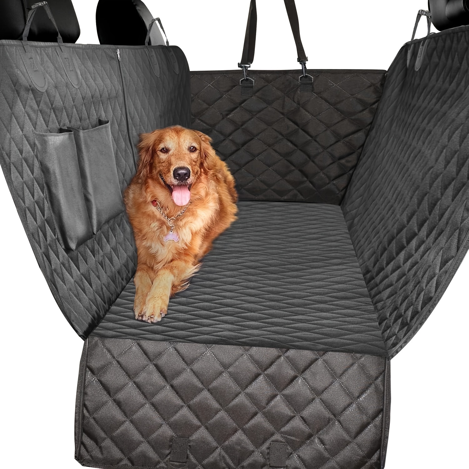 

Waterproof Dog Car Seat Cover - Scratch & Slip Resistant Pet Hammock For Rear Seats, Ideal For Cars, Trucks, Suvs Car Seat Cover For Dogs Dog Seat Cover For Back Seat