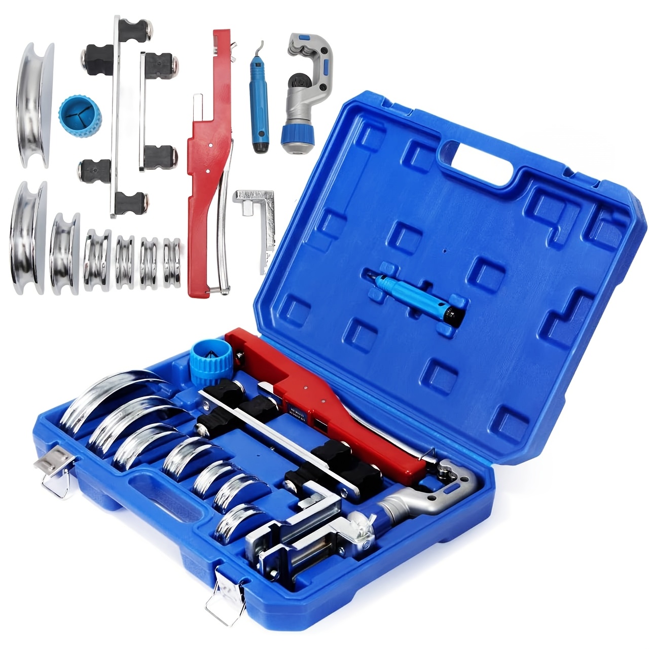 

1 Set Keenso 90-in-1 Steel Kit, Ratcheting Tool Set Bending , , No Battery , For Refrigeration, , - 3/16 To 1-1/4