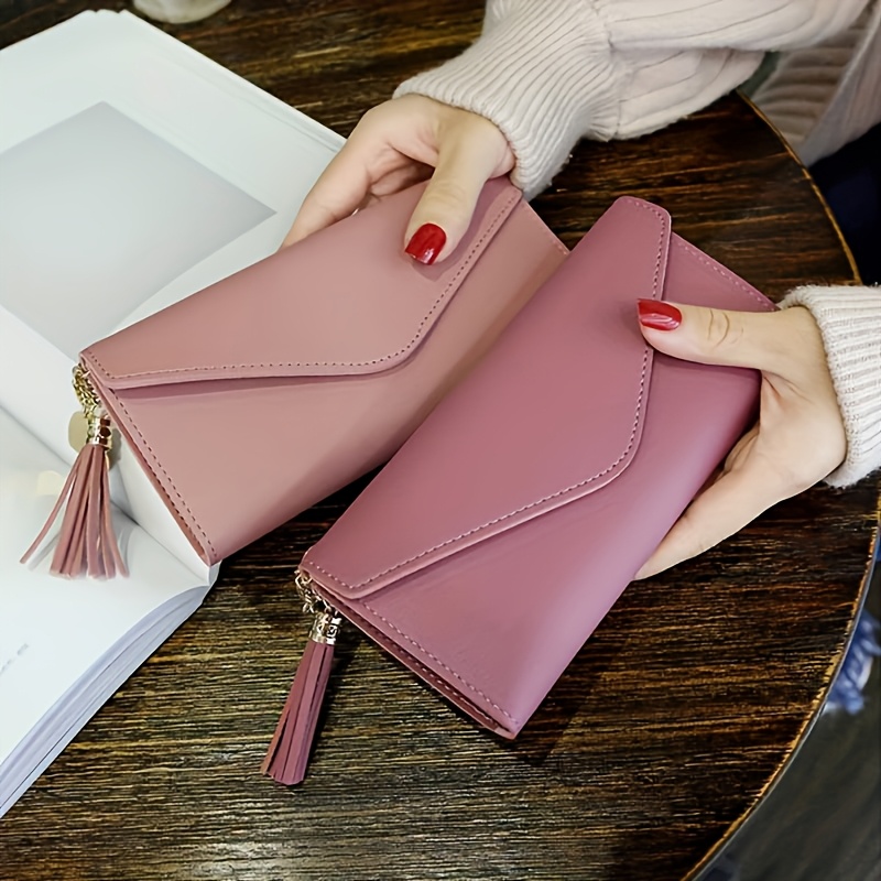 new womens long   envelope wallet large capacity card holder clutch