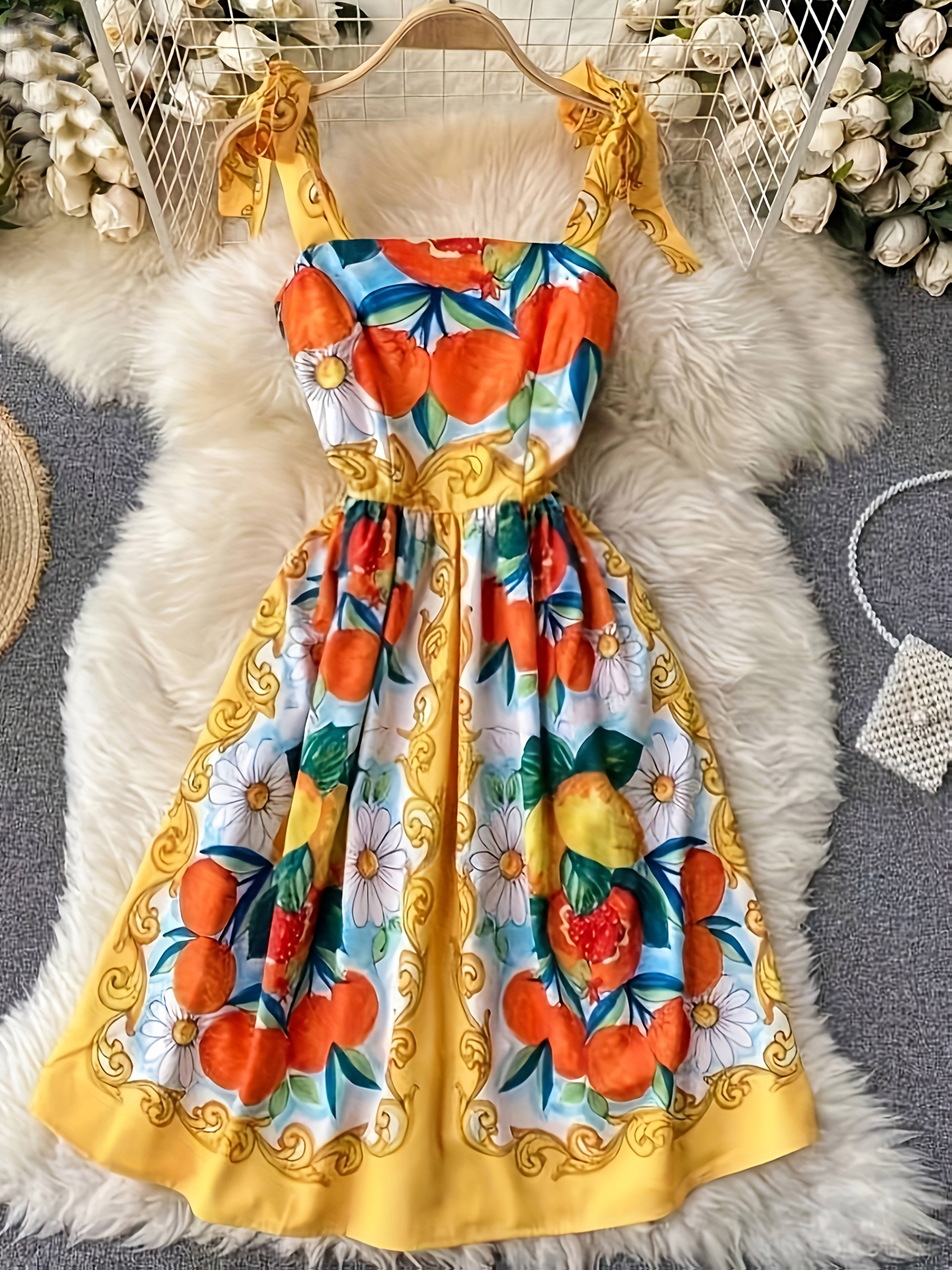 white christmas dresses Asymmetrical Sleeveless Blue Paisley Dress