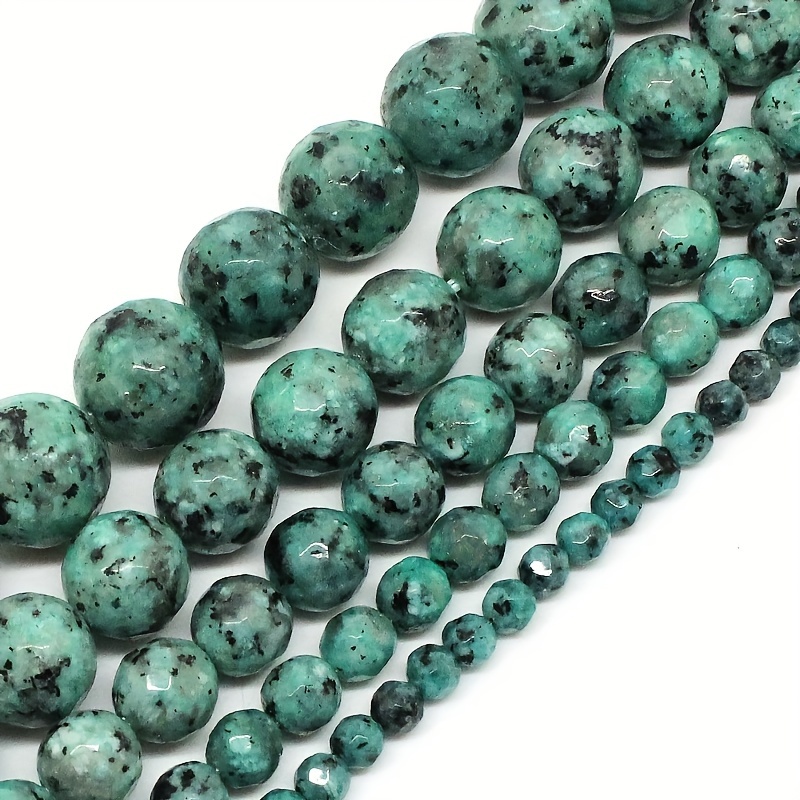 

Green Chalcedony Natural Stone Beads, Faceted & Smooth 4-12mm, Loose Spacer Beads For Jewelry Making, Diy Bracelets Necklaces Earrings, 91-30pcs/set