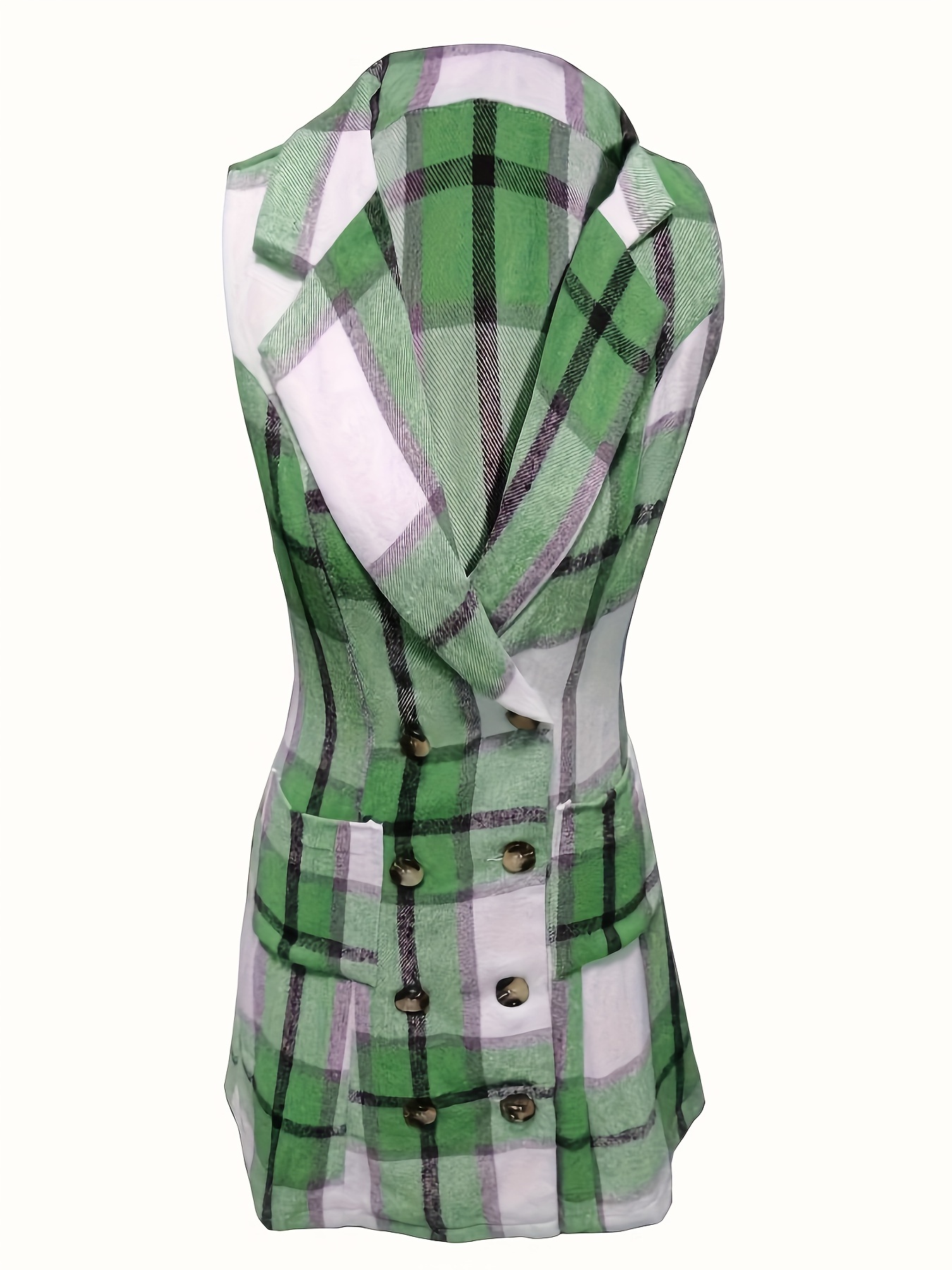 Green deals plaid cardigan