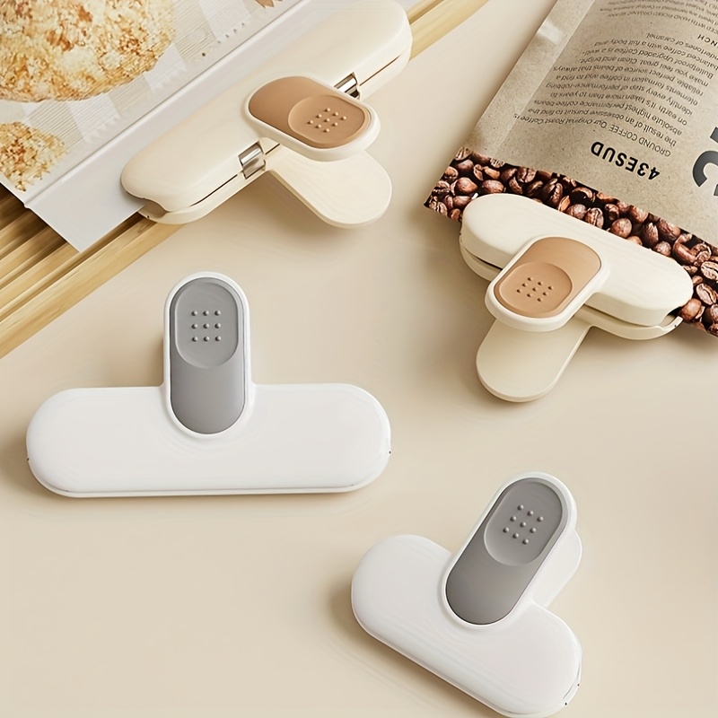 powerful plastic bag sealing clips food bag sealing clips moisture proof spring clips are suitable for plastic and snack bags and are multi functional organizers for daily storage Product details 0