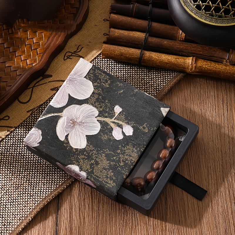 New Chinese-style Floral Jewelry Box, Antique PE Floating Storage Box