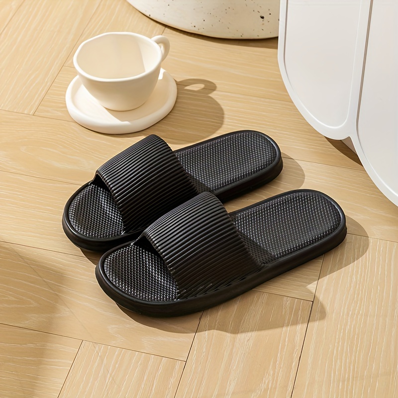 Men'S & Women'S Comfortable EVA Slip-On Sandals - Minimalist Striped Design, All-Season Indoor/Outdoor Use, Hand Washable, Ideal for Home & Beach, Beach Footwear | Minimalist Sandals | EVA Upper Sandals