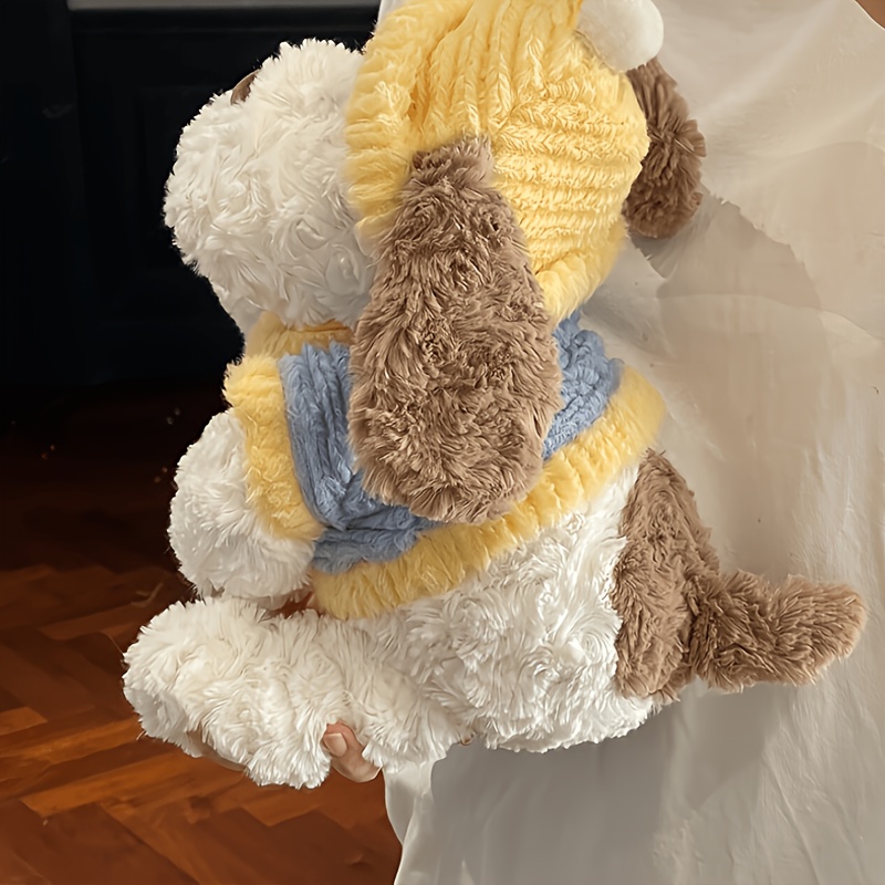 Image of Cute Dog Plush Toy Cartoon Dog Animal Doll Soft Stuffed Animal Throw Pillows Companion Doll Sofa Decorative Ornaments Birthday And Festival Gifts For