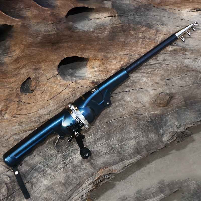 1pc portable telescopic fishing rod with line foldable pocket size outdoor fishing gear details 6