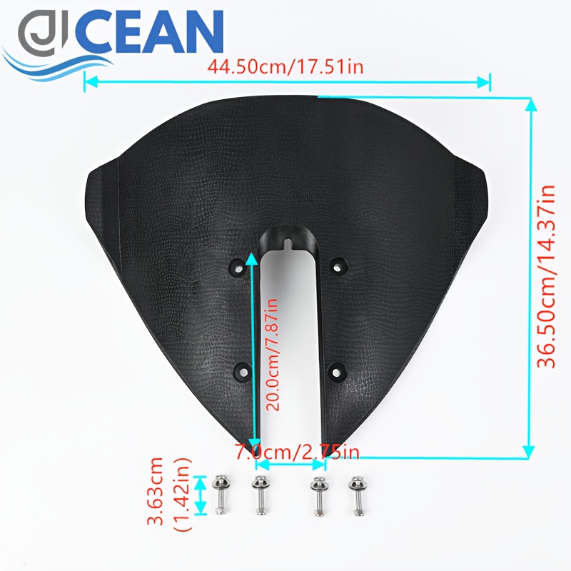 Outboard Motor Accessories with Planing Wing