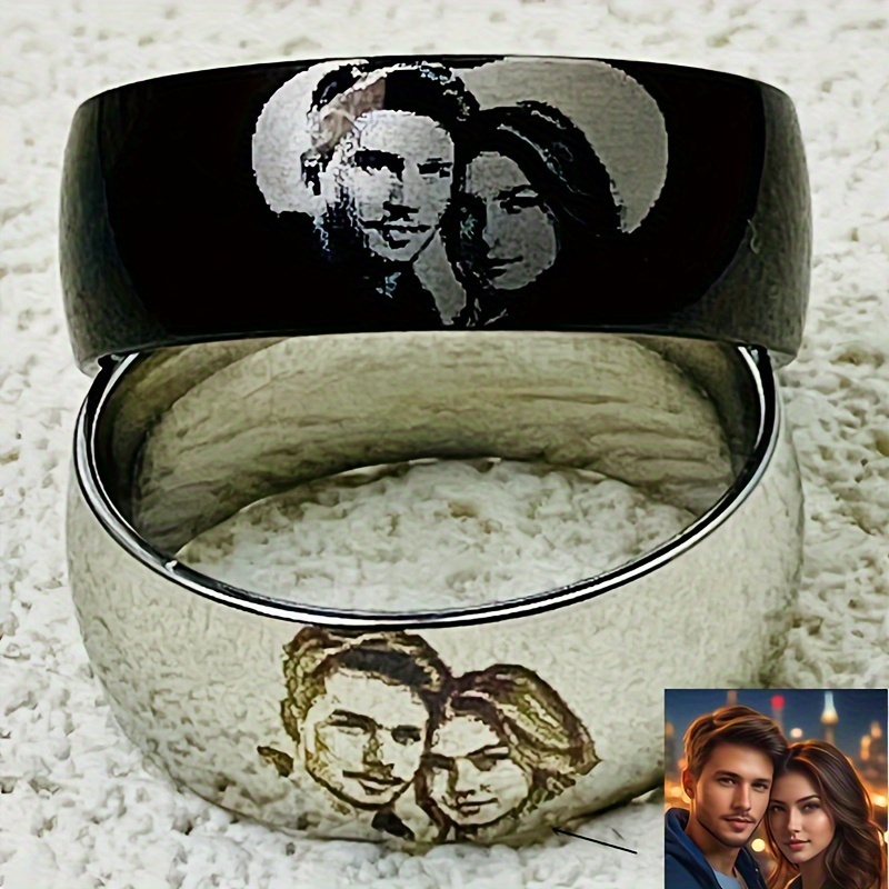 

1pc Steel Engraved For Men - Personalized For , , Halloween, Christmas