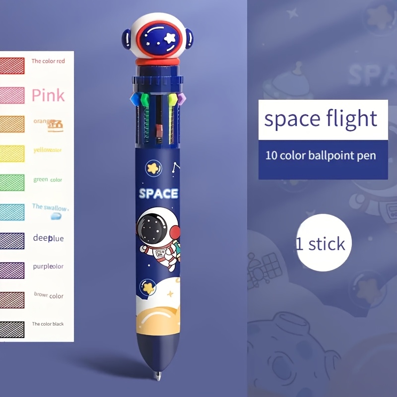 6 piece cute cartoon retractable ballpoint pens 10 color set with soft silicone 3d tips for   switching vibrant colors for hand lettering painting   art projects hand lettering tool artistic drawing pen   design fun stationery smooth writing pen silicone tip pen fine tip pen multicolor pen artists students Product details 12
