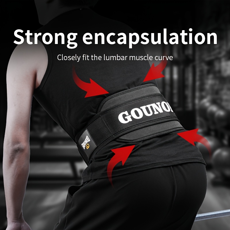 EVA Weight Lifting Belt Comfortable Lumbar Back Support, Auto-Locking  for Squats, Deadlifts, Cross Training, Powerlifting