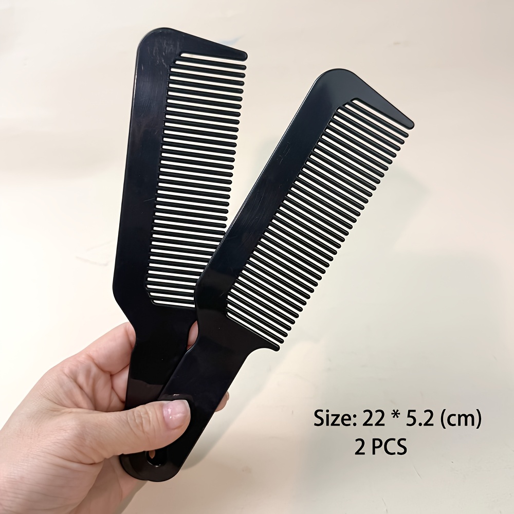 E-shop 2er-Set Haarschneidekämme, Stylist-Kammkämme, Dünne Kämme mit Aufhängelöchern, Haarstyling-Tools, Friseur-Haar Kämme