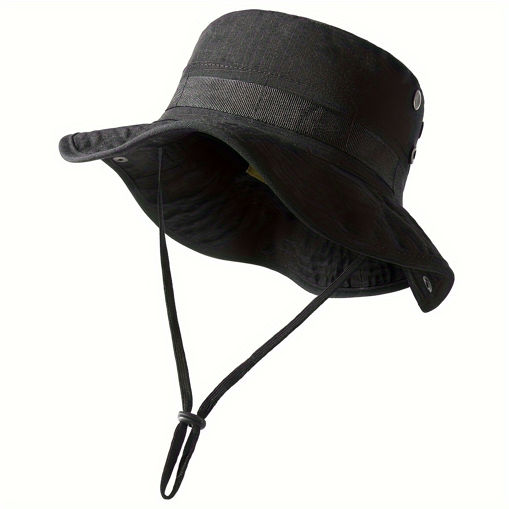 Adjustable Camouflage Breathable Sunscreen Bucket Hat Wide - Temu