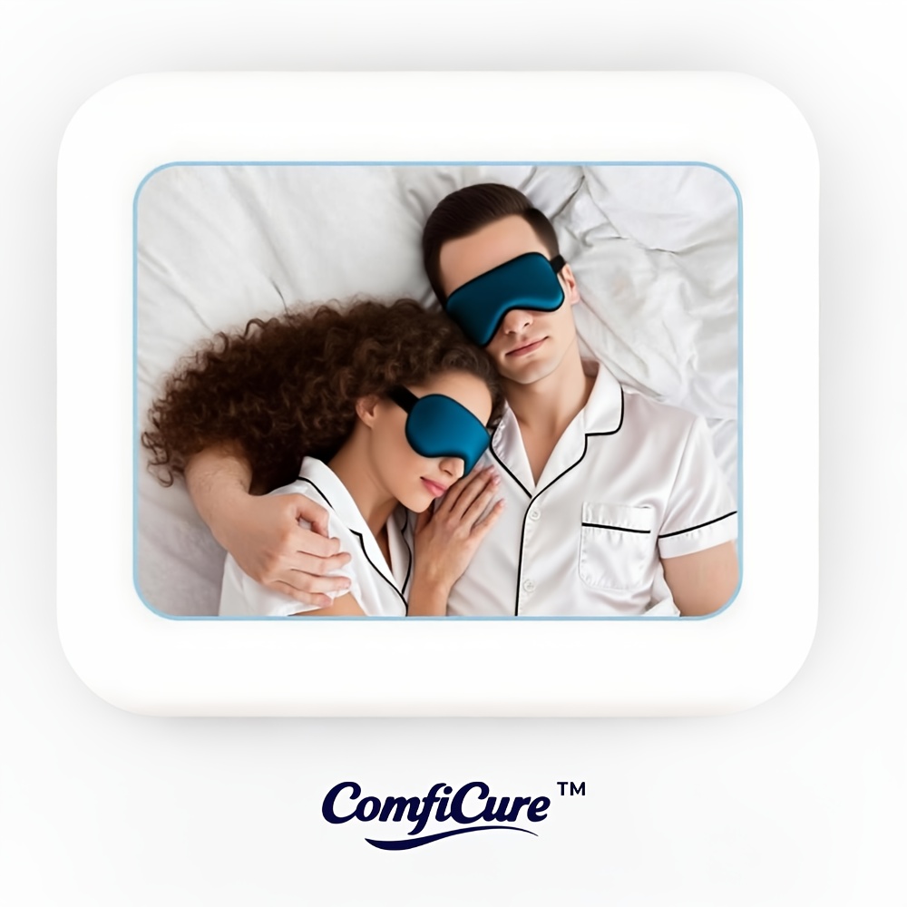 Comficure 2Pack Gel Cooling Eye Mask for Cold, Suitable for Hot And Cold Use, Helps with Dark Circles, Puffiness, Dry Eyes, Headaches, Stress, And Sleep, Featuring Reusable Ice Compress Pads