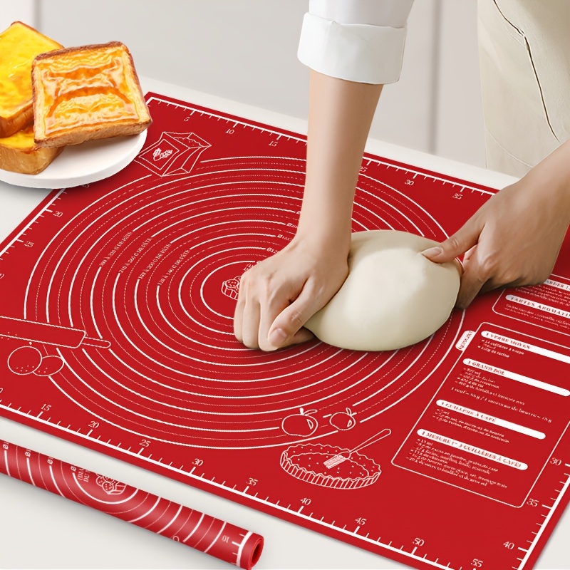 

1pc Mat Measurements - Reusable Pastry Pad, - Eva , Kitchen Tool For Dough, , , Cookies & Pastries, For Cooking - Christmas, Halloween, Easter, Hanukkah, Thanksgiving