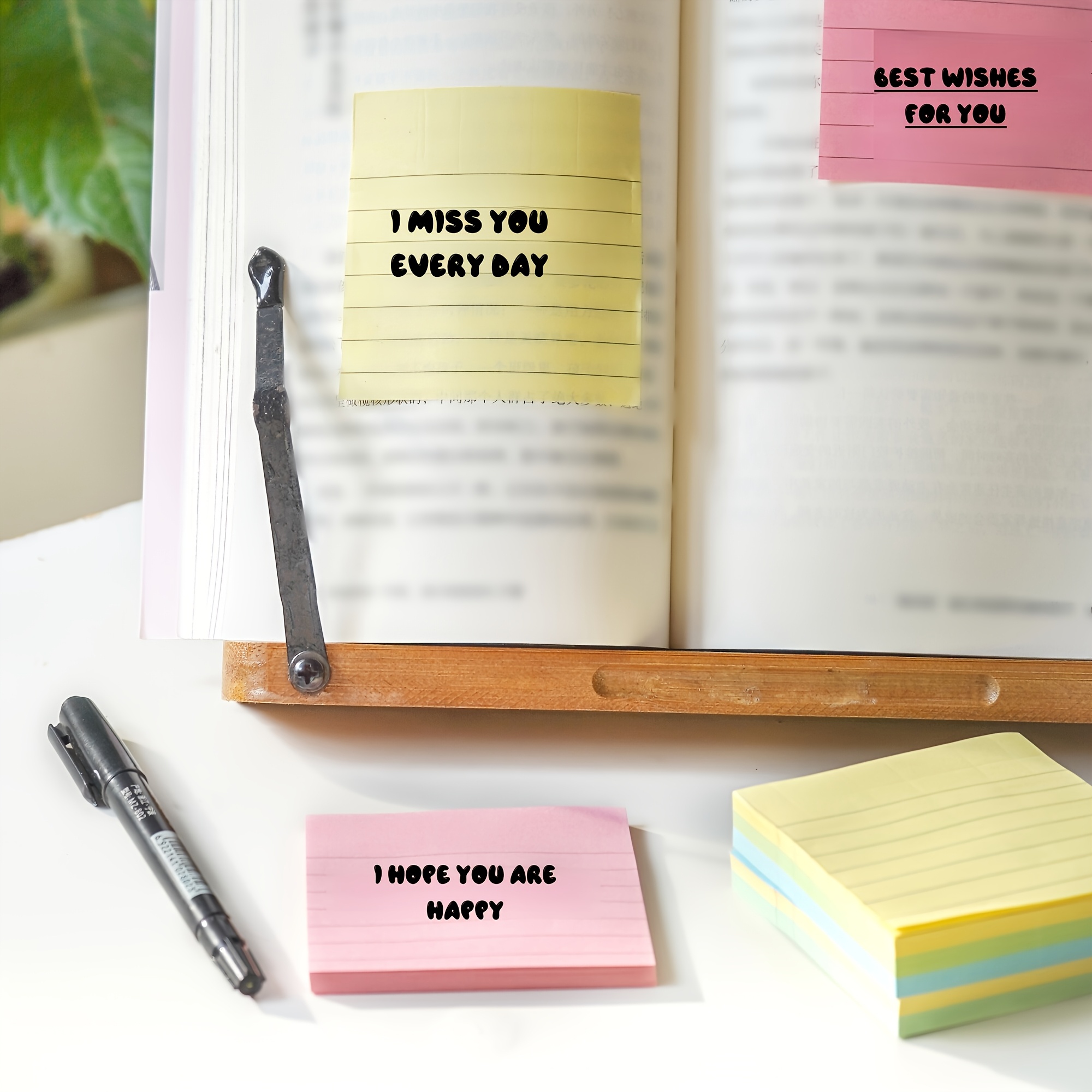 

-sheet Sticky Note Pad In - Portable, Self-adhesive Memo Book For Office, Home & School Use, Small Notepad, Writing Notebook