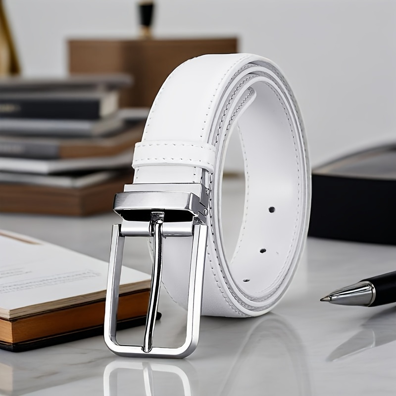 white designer belts men's