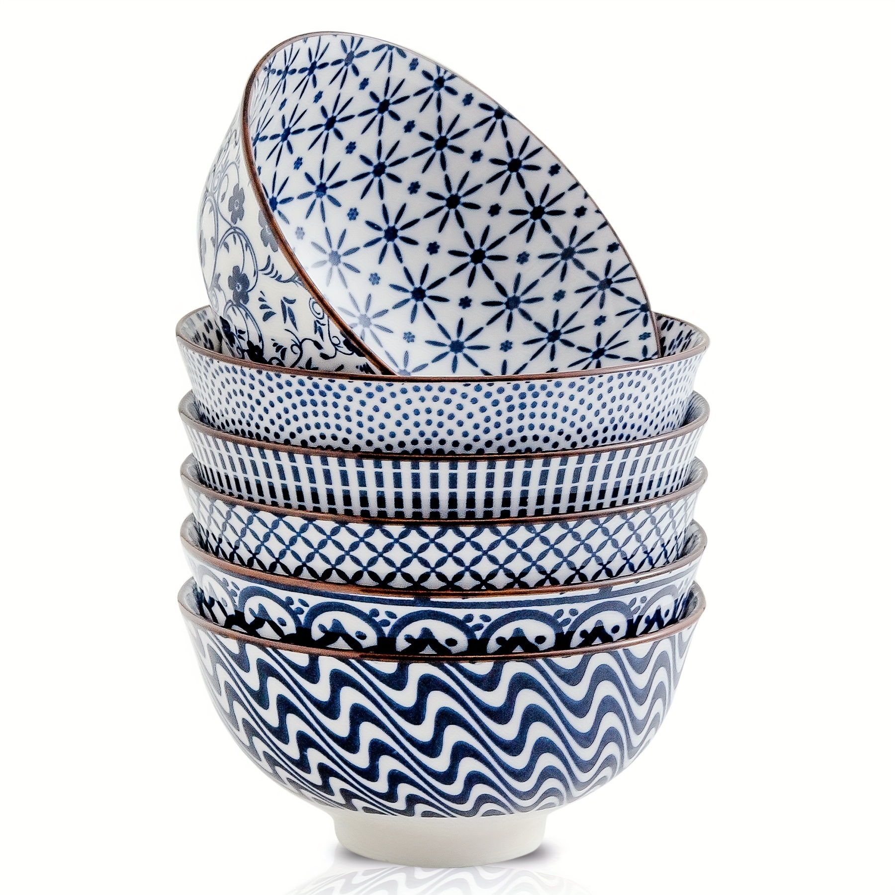 thumbnail image 2 of Juiluna Porcelain Bowls 10 Ounce Modern Bowls Set Of 8 For Portion Control, Ice Cream Dessert Dipping And Side Sauces 2 of 13