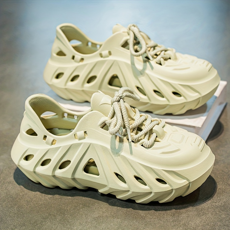 unisex summer eva breathable slip sneakers ventilation holes